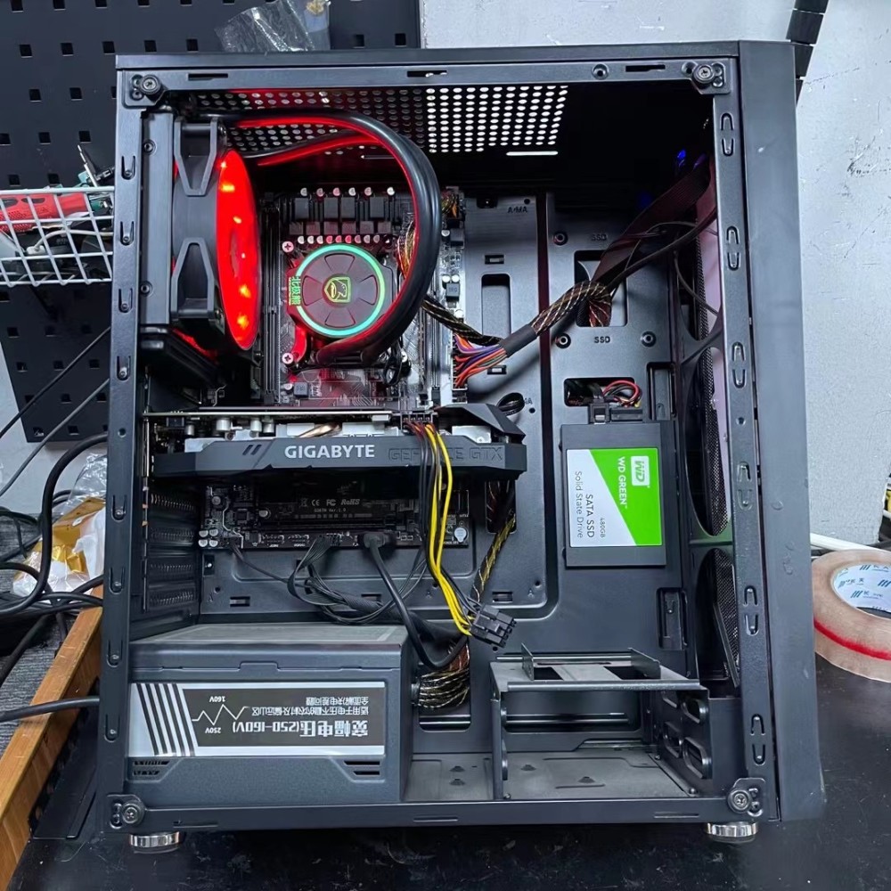 x99 内存条:ddr4 -2133mhz-16g *2 ssd:wd 480g 显卡:技嘉 gtx 1660