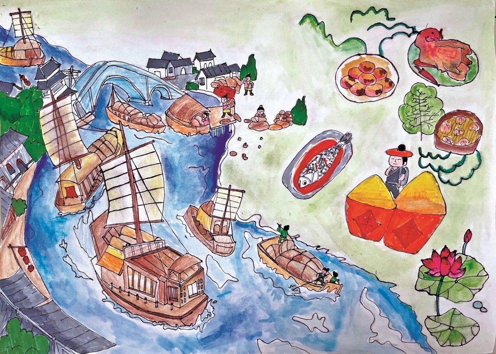 辉煌的大运河文靖东路小学三1班巩子予指导老师