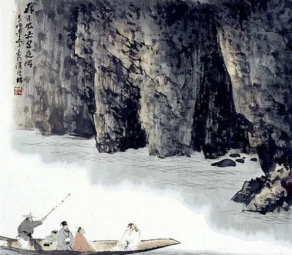 壬戌之秋,七月既望,苏子与客泛舟,游于赤壁之下.清风徐来,水波不兴.