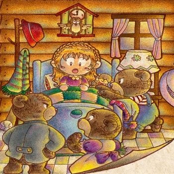 金发姑娘和三只熊给孩子们的睡前故事