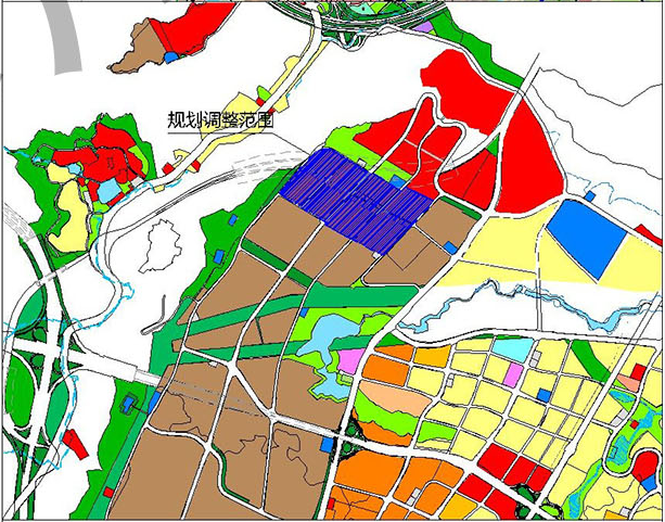 大禮堂蔡家雙碑地塊調規涉及用地性質用地規模等調整