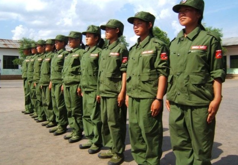 缅甸佤邦军服图片图片