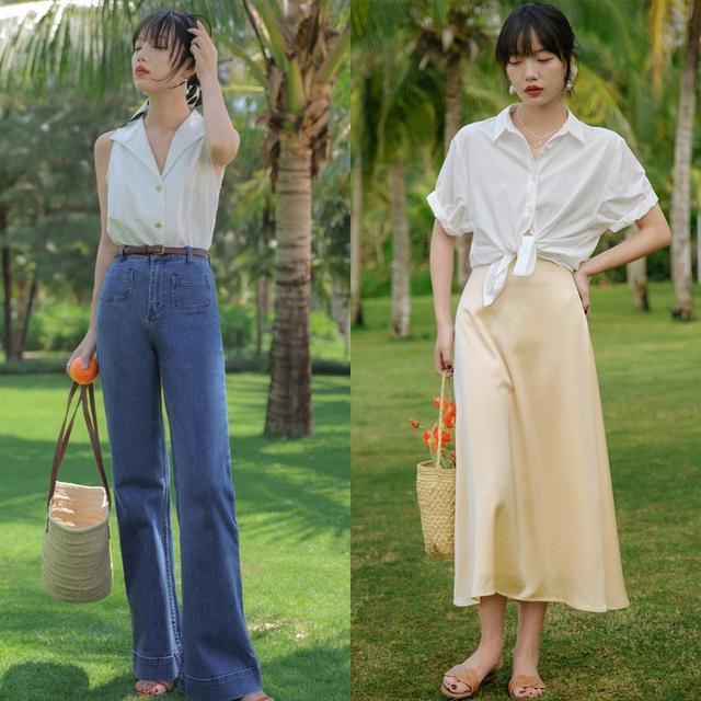 夏天职场上这些"通勤风"穿搭!简约温柔有气质,不费力的知性美