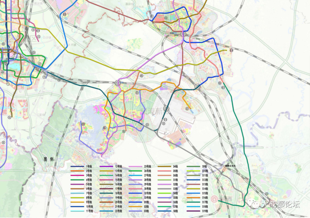 最新东部新区简阳市和资阳市轨道交通规划
