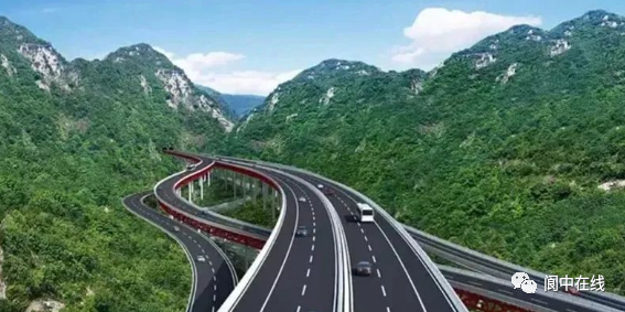 达阆高速公路图片