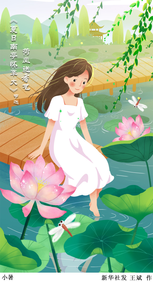 (图表·插画【二十四节气·小暑】小暑(一)