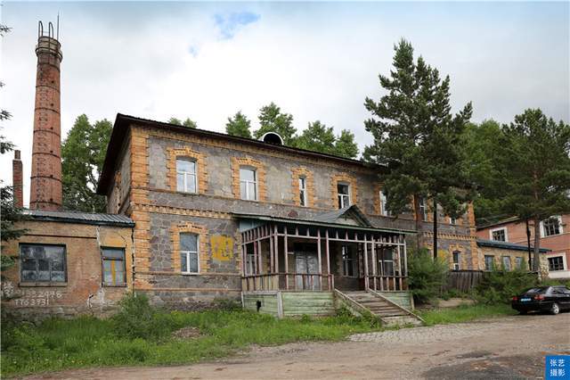 保存完好的地标式俄式建筑,建于1903年,博克图警察署.