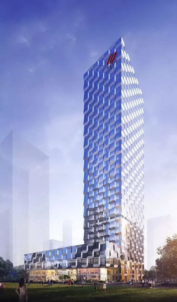 超高层办公楼综合体建筑设计深圳喜之郎总部大厦案例