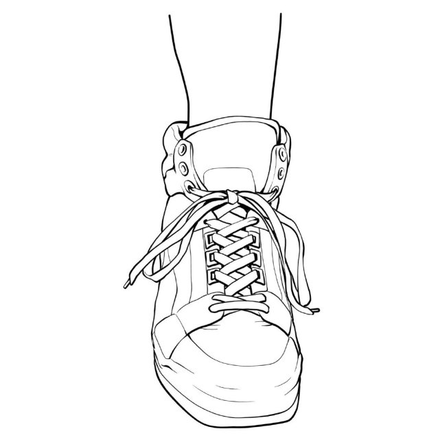 怎麼正確畫鞋子12張高清鞋子線稿教你畫初學者一看就會收藏