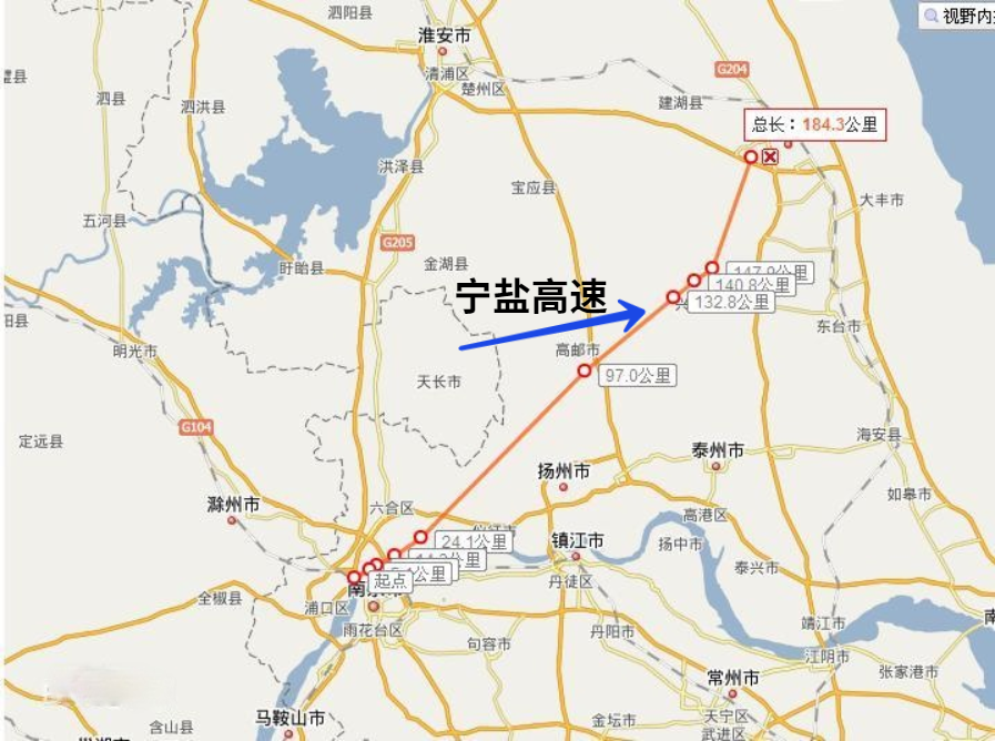 g1516盐洛高速路线图图片