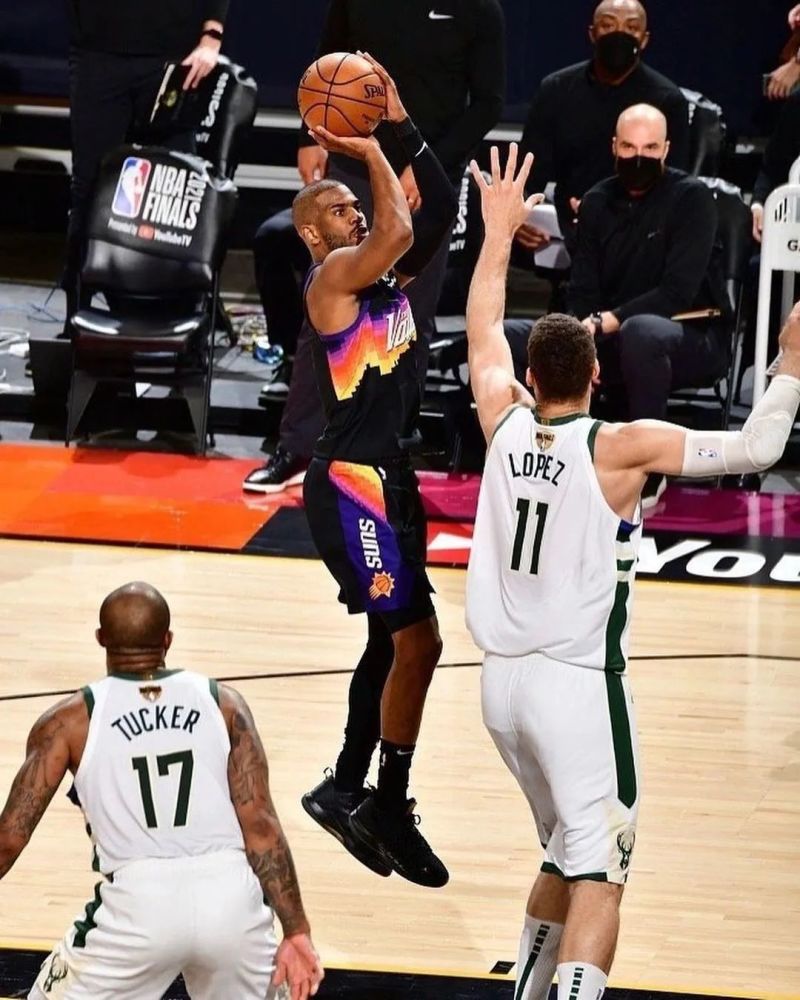 又见雄鹿垫脚总决赛首秀329保罗成乔丹后nba第一人