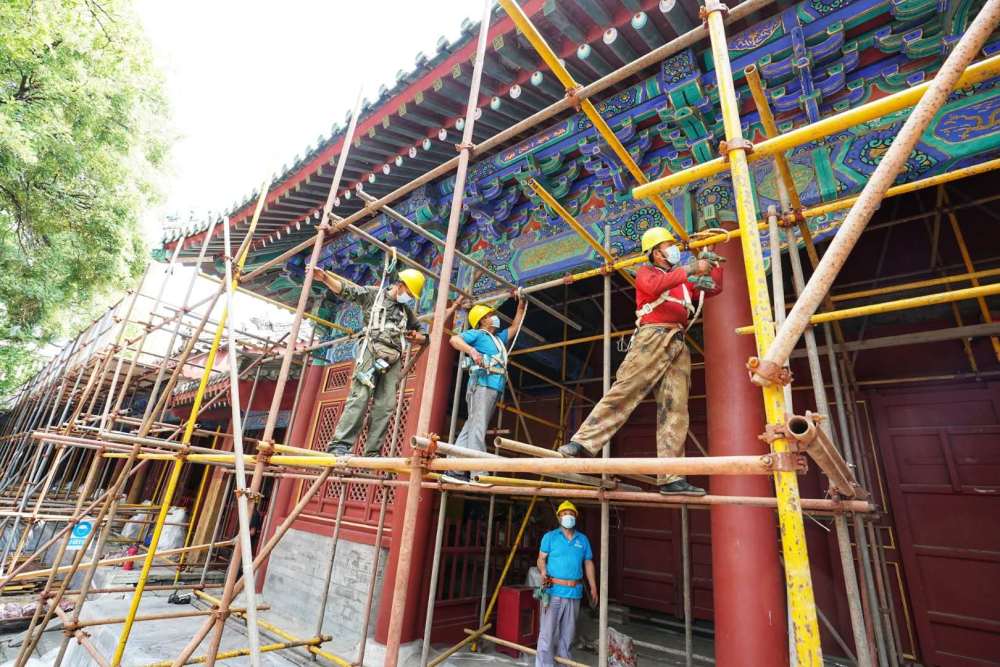 北京东岳庙开启20年来最大规模文保修缮
