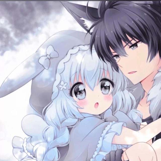 y萌萌哒情侣头像