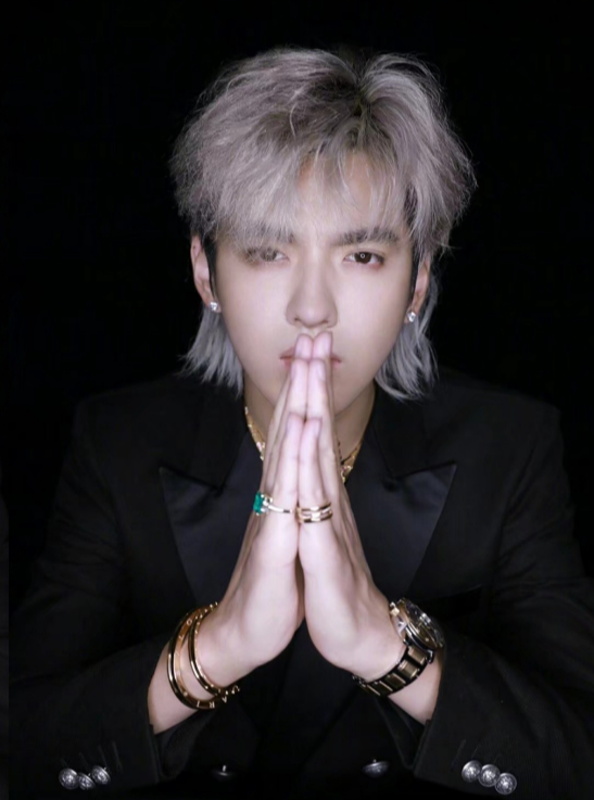 当男星遇上狼尾发型:蔡徐坤很野肖战很苏,但我还是忘不了这位的_腾讯