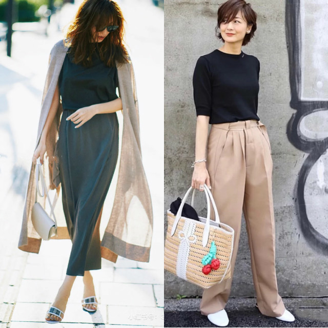 450的日本女人夏天不穿短裙也不露大腿极简风穿搭照样高级
