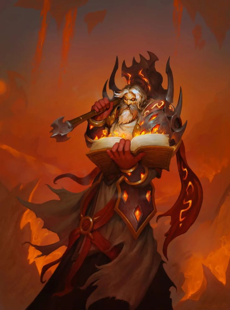 正义狱火乌瑟尔皮肤原画及魔兽对应套装_腾讯新闻