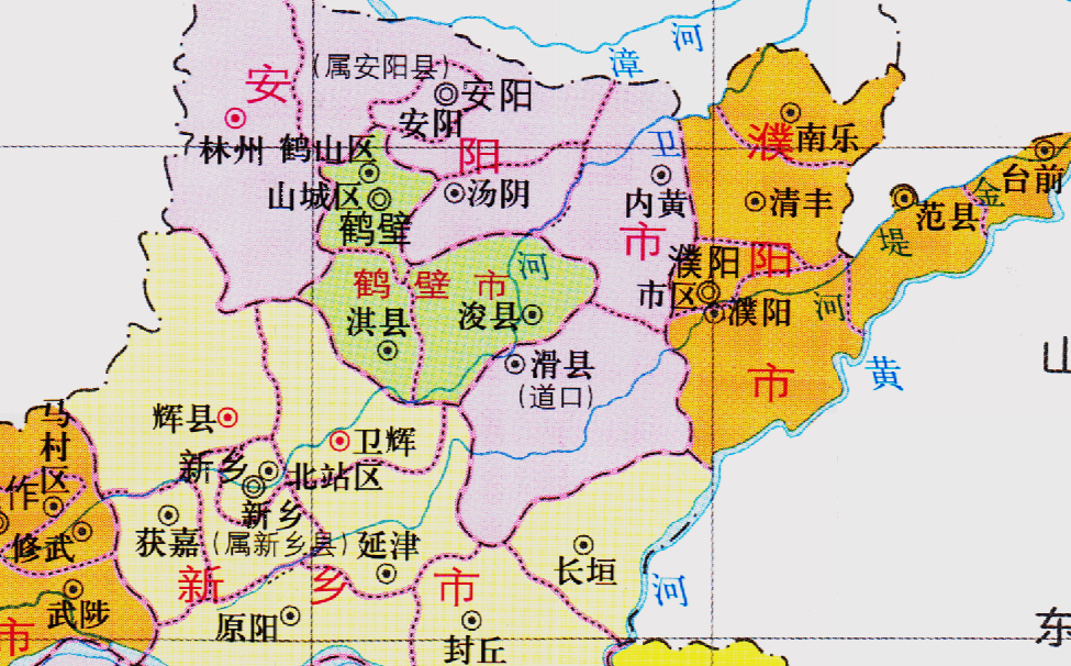 河南省的區劃調整17個地級市之一鶴壁市為何有2個縣