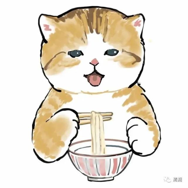 云吸猫带珍珠耳环的猫咪