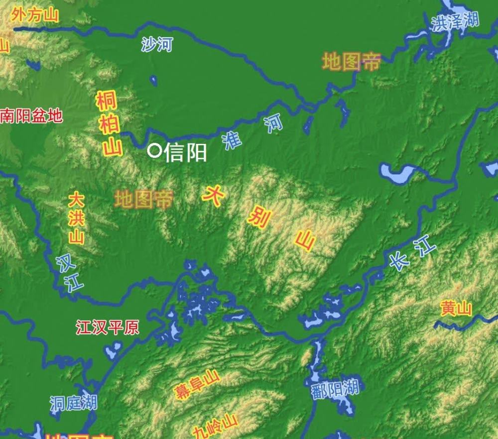 河南信陽地理位置有多重要為何不劃給湖北省