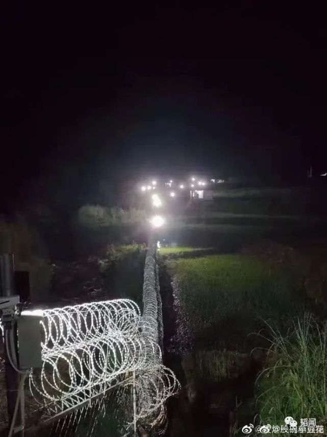为防止偷渡输入病毒中缅数百公里边境架了铁丝网