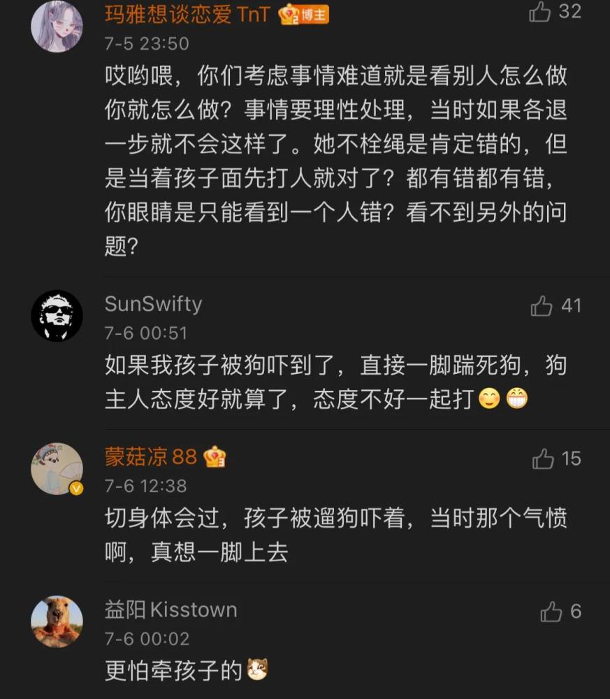 也破口大罵狗主人了,在朋友圈發視頻掐頭去尾只發了女主人罵人的這段