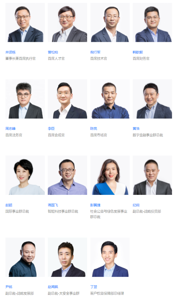 蚂蚁高管团队出现两张"新面孔",官方回应来了…_腾讯新闻