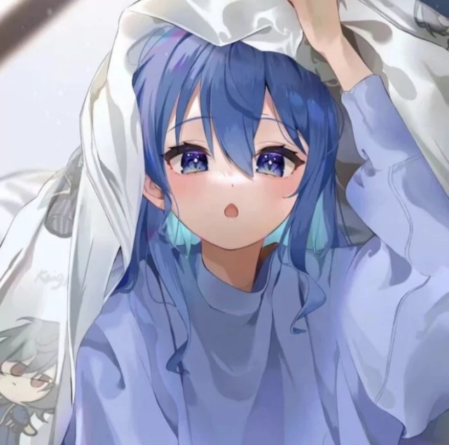 超治愈的蓝色头像