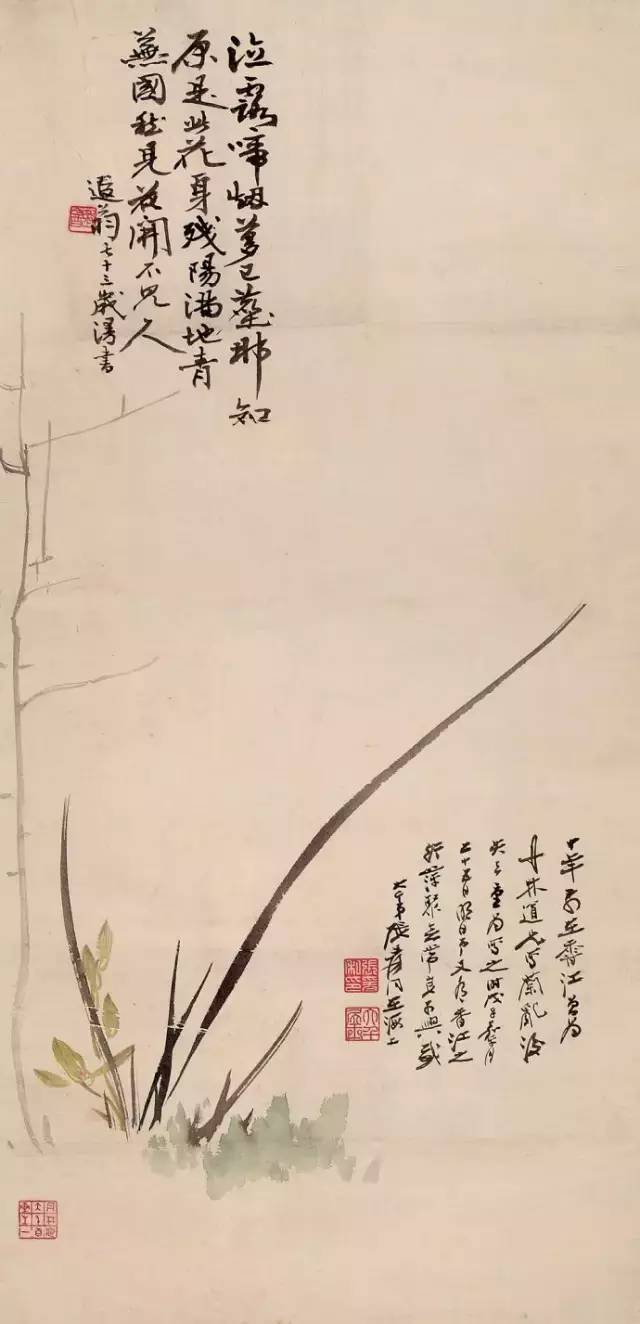 张大千18幅兰花图,珍贵_腾讯新闻