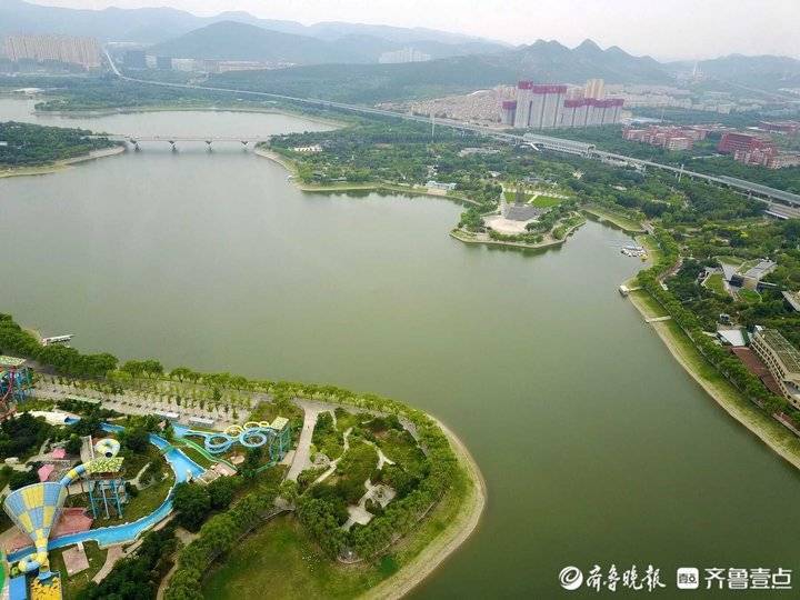 航拍盛夏济南长清湖,最绿的美好时刻