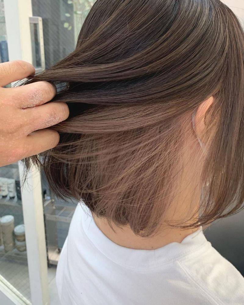 撩发的瞬间简直太美了!2021精选四款渐层"夹心染"发色推荐_腾讯新闻