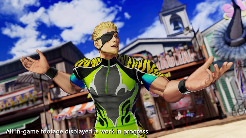 "罗蒙"(cv:胜沼纪义)墨西哥的知名摔角手,为了追求温妮莎而参加 kof