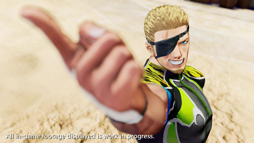 "罗蒙"(cv:胜沼纪义)墨西哥的知名摔角手,为了追求温妮莎而参加 kof