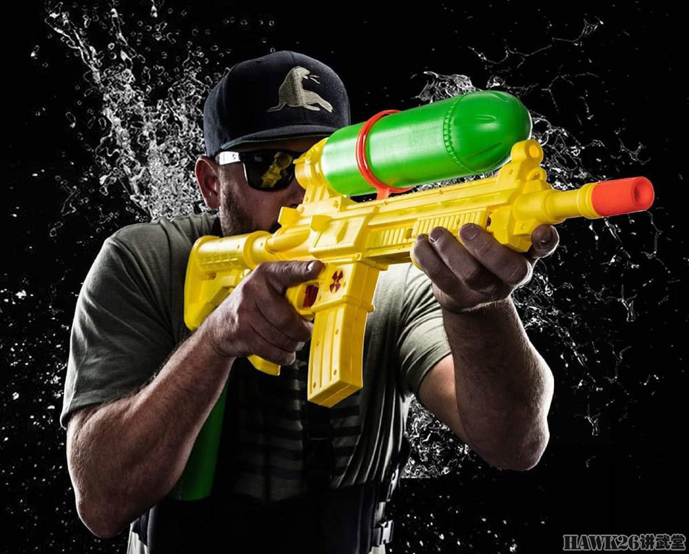 ar-15步枪制造商noveske推出了"喷水猪(water hog)"5000水枪,看来他们