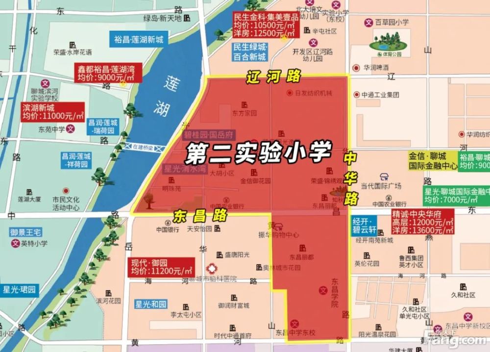 2021城區公辦中小學最全劃片信息附圖