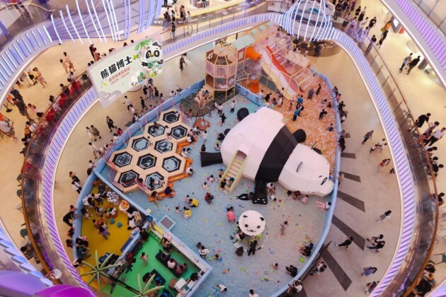 熊猫博士首个ip授权乐园进驻上海南翔印象城!