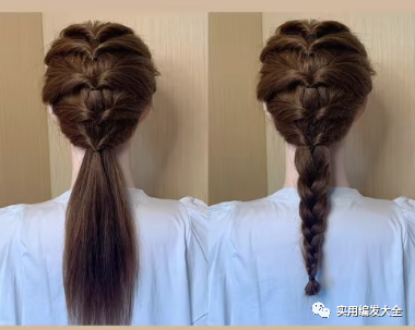 层次感分明的菠萝辫怎么可以这么美请收下我的膝盖