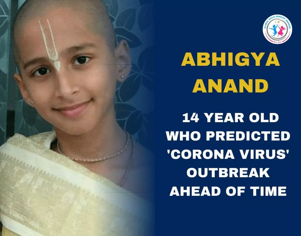 印度男孩阿比亚阿南德是新冠疫情全球爆发的2020年3月份火起来的,他以
