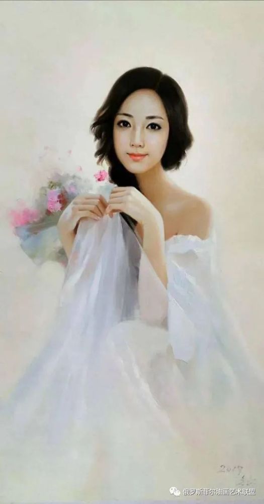 女人的纯净之美～朝鲜女性人物油画作品欣赏_腾讯新闻