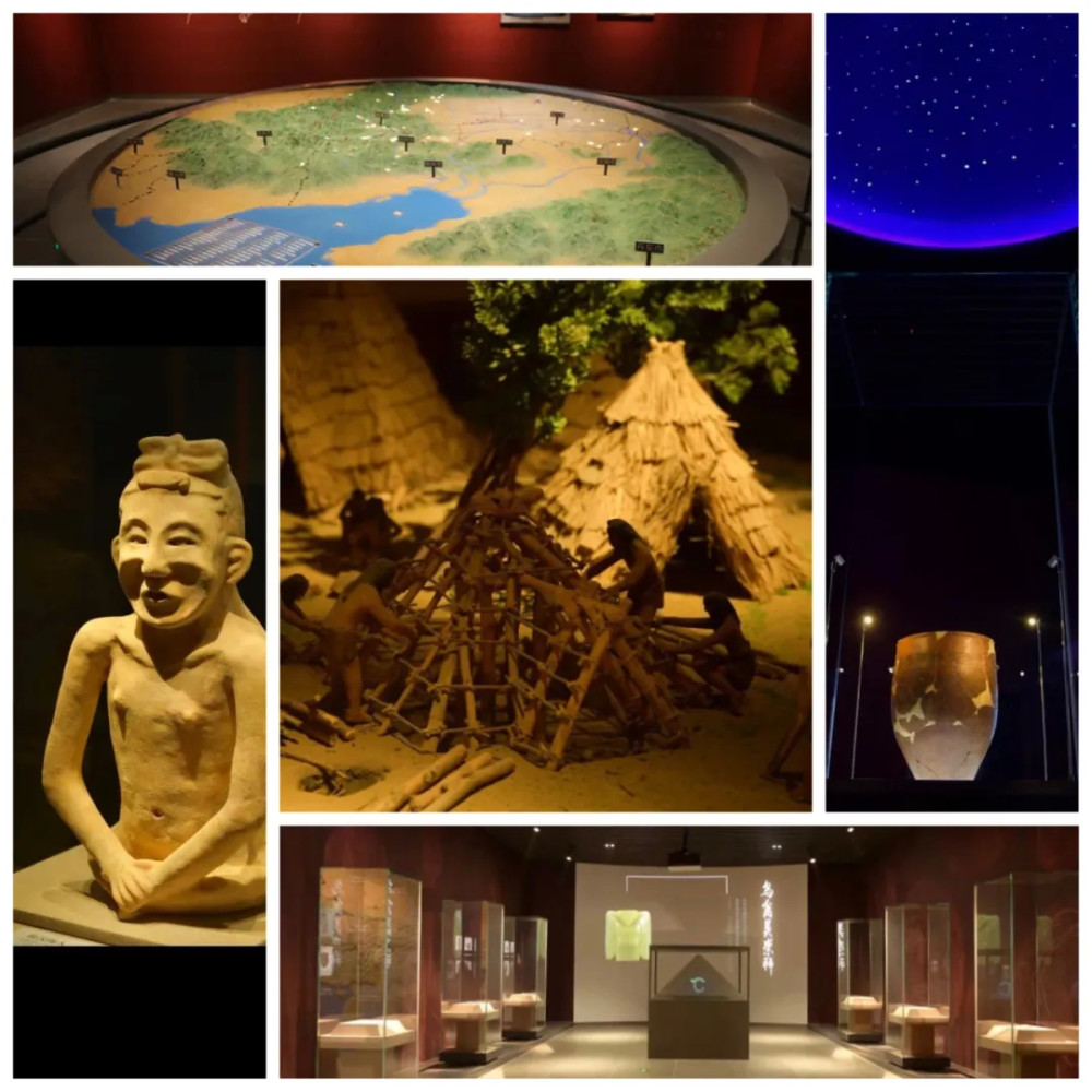 博物馆坐落于红山脚下,主展区分为序厅,文明曙光,红山之瑰,敬天法祖