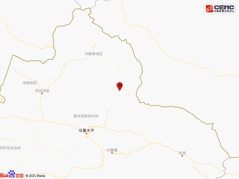 新疆阿勒泰地区富蕴县发生31级地震