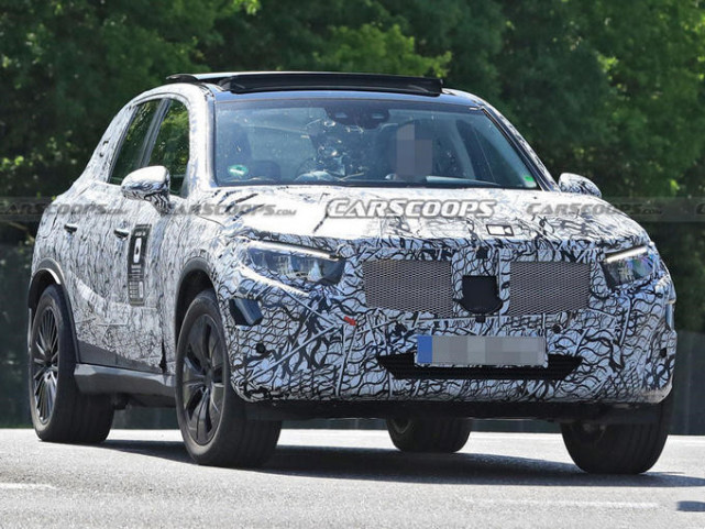 全新奔驰glc路试谍照