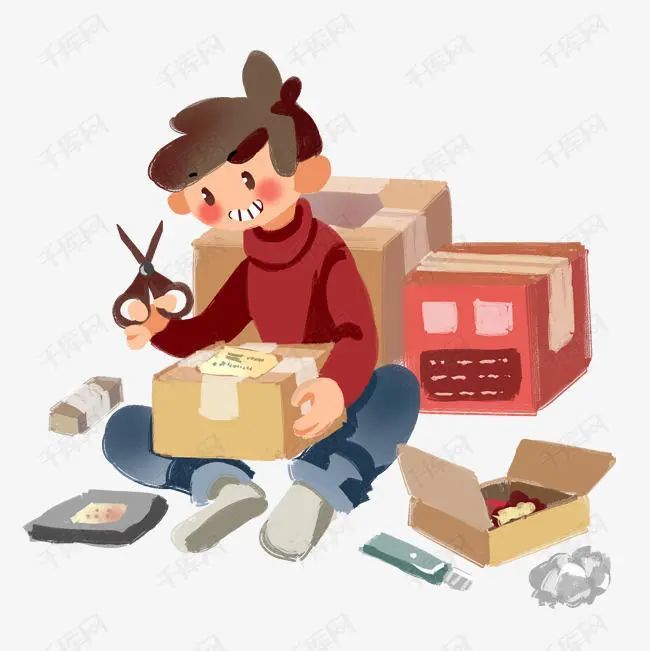 同学,要帮忙拆快递吗?