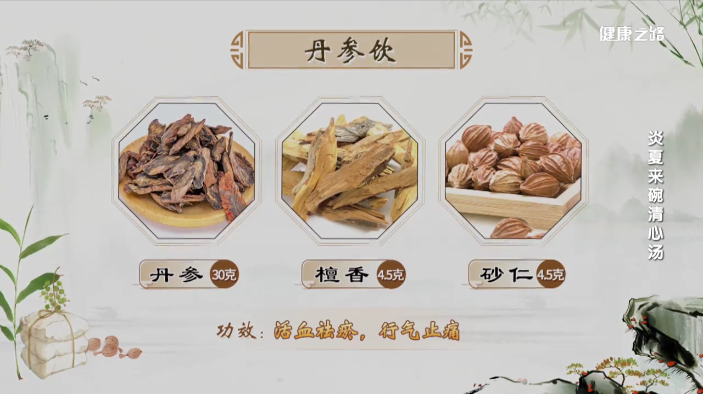 两味药结合用来活血化瘀,止痛. 丹参饮