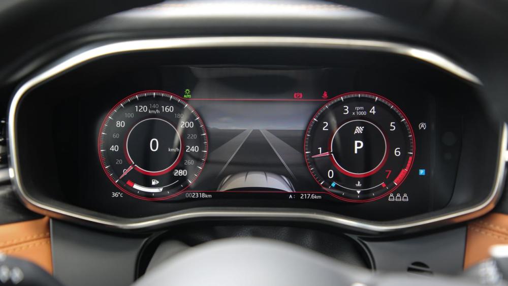 3英寸tft高清虚拟仪表盘,提供了全新图形界面,可显示信息面板,亦可