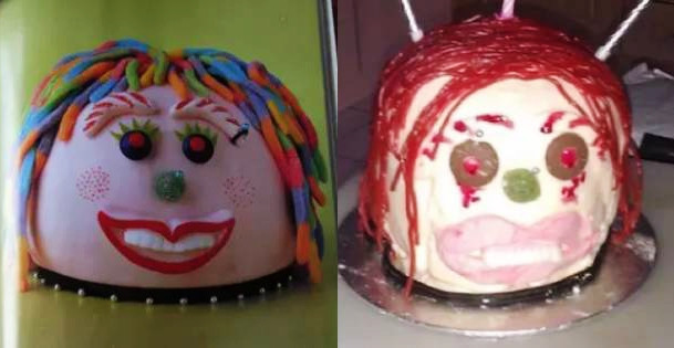 最丑的8款蛋糕迪士尼公主成野兽第7个肥猫看了都一脸委屈