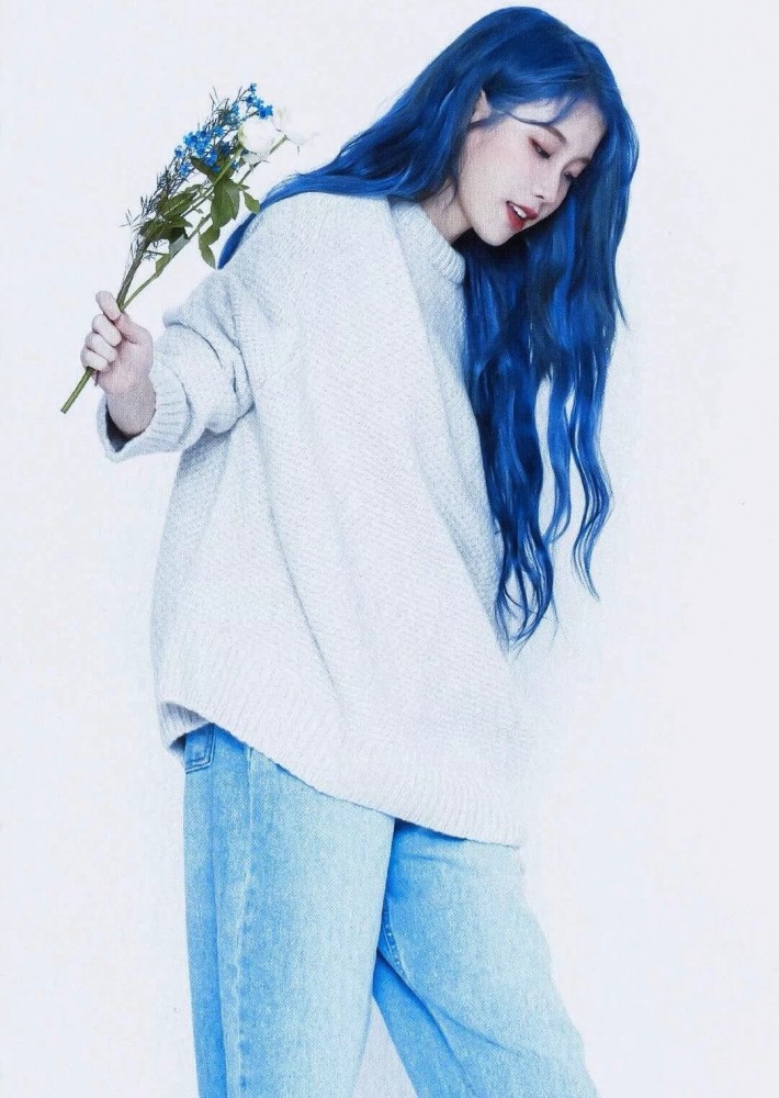 iu李知恩蓝色系头像