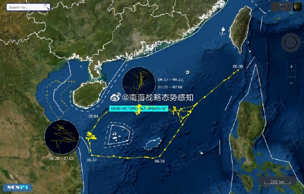 美国神秘军舰潜伏南海,赖在西沙一个月不走,冲着中国航母来的?