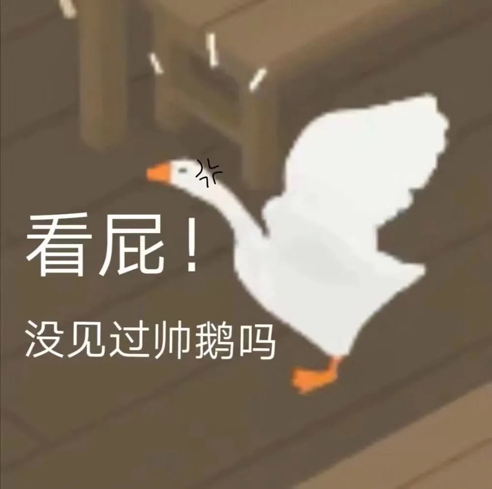 "你找不到的有趣大白鹅表情包"