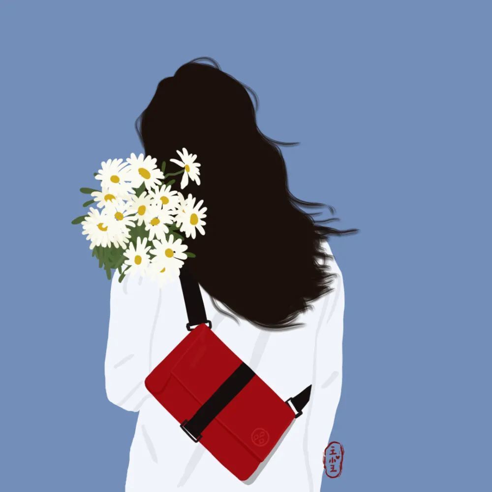一见钟情的女生插画头像_腾讯新闻