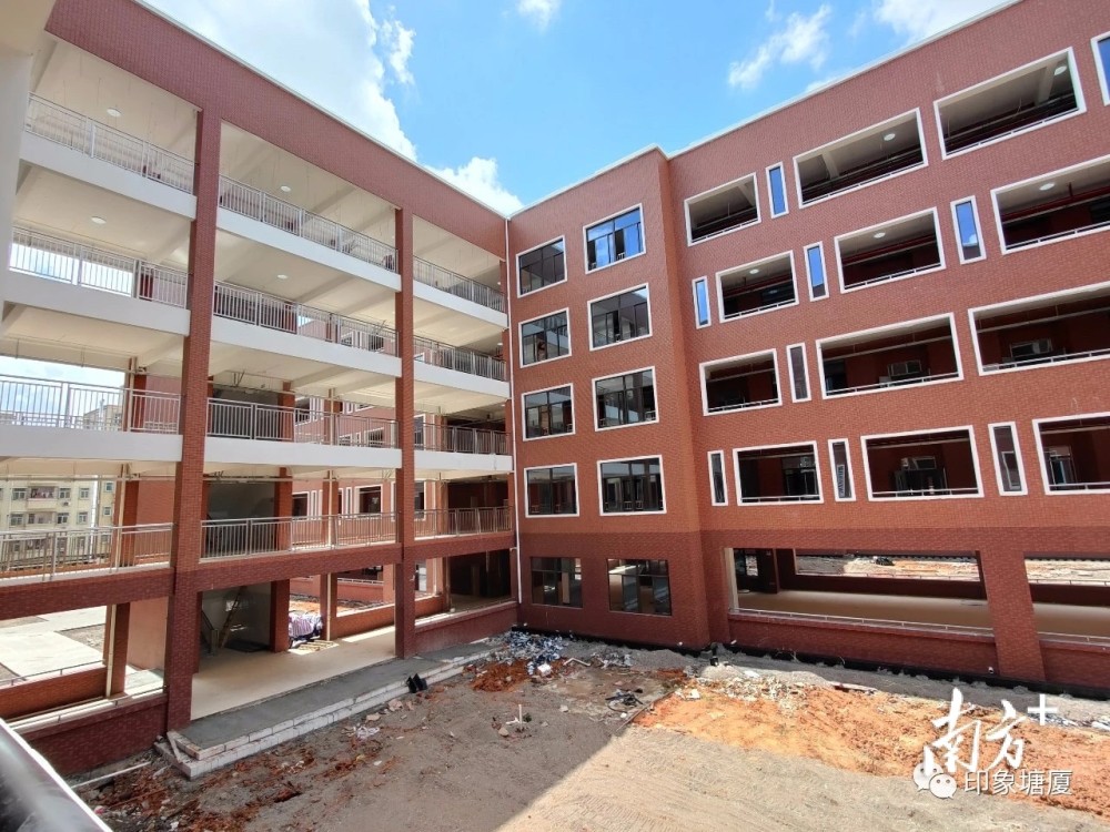 塘厦第二实验小学即将完工今年9月投入使用